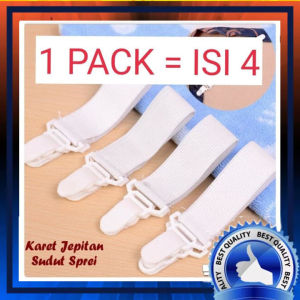 Sheet grippers ( 1 bungkus isi 4 pc ) pengait ujung seprei sprei