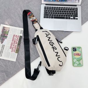 IELGY Fashionable mens crossbody bag niche sports and leisure couple shoulder bag personalized Japanese chest bag