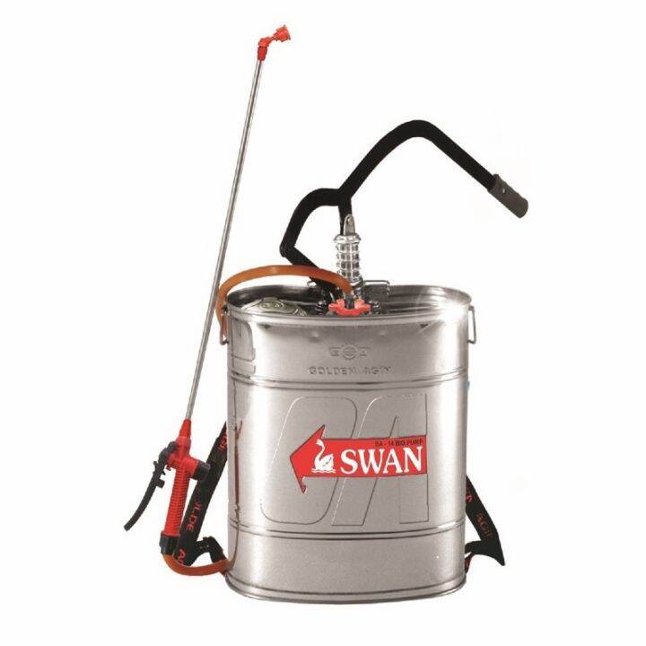 Sa Sprayer Manual Swan Liter Tangki Semprot Hama Swan Kaleng Stainles Stainless Steel