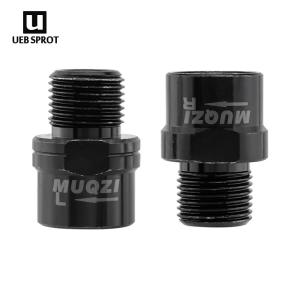 MUQZI Bike Pedal Extension Bolts Spacers Anti Corrosion Bike Pedal Extender Adapter Left Right Signs Cycling Accessories