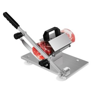 Manual slicer multi-functional slicer lamb roll slicer household meat cutter small frozen meat slicing tool