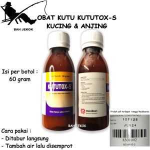 Kututox-s/Obat pembasmi kutu kucing/Obat pembasmi kutu anjing/Obat pembasmi kutu hewan peliharaan