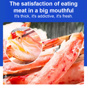 [Hokkaido Selection] King crab whole leg meat 24g hand-torn crab sticks Original spicy hand-torn cra