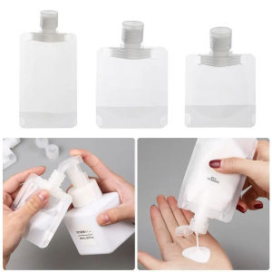 10PCS/Set Travel Bag Fluid Makeup Pouch Portable Cosmetic Skincare Abstergent Liquid Bag Bottle Pouch 30ml/50ml/100ml