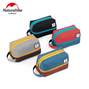 Naturehike-Oxford Toiletry Bag Sorting Cosmetic Combo Dry and Wet Waterproof Washing Kit Camping Travel Organizer 4.5L