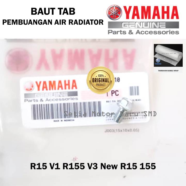 Air Radiator R15 Baut Tab Pembuangan Air Radiator R15 R155 V1 V3 New R155 Asli Yamaha ...