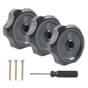 7pcs Interior Knobs ABS Designs Comfortable Grip Ventilation Knobs Replacement Trailer Knob Upgrades for Window & Vents