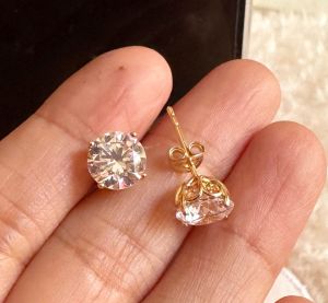 10k sd gold stud earing (electroplated)