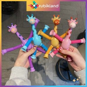 Hươu Cao Cổ Lò Xo Kéo Dài Tay Chân Có Đèn Led Hươu Co Giãn Dãn Đồ Chơi Giáo Dục Cho Bé Phát Triển Tư Duy Trẻ Em