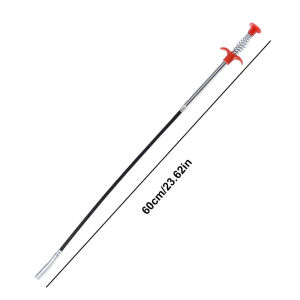 60/160/200CM Spring Pipe Dredging Tools Flexible Grabber Claw Pick Up Reacher Tool (Drain Clog Remove Tool) With 4 Claws Bendable Hose Pickup Reaching Assist Tool for Litter Pick Home and Kitchen Sink Drains Toilet