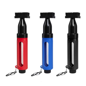 Golf Club Cleaning Brush Portable Golf Club Grooves Scrubber Brush Press Type Cleaning Club Cleaner Grooves Cleaner
