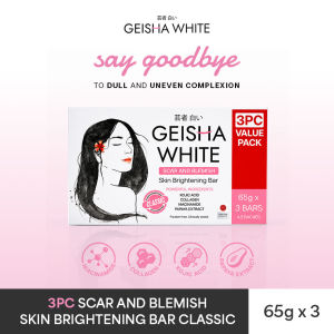 Geisha White Classic Kojic Bar 65g x 3PC PACK