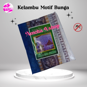 Kelambu Ismuya Kotak Gantung Motif SB Bunga Ukuran JUMBO 200x200 cm - Anti Nyamuk