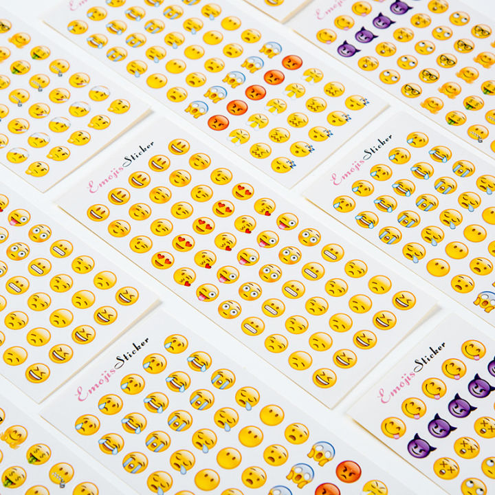 Emoji Stickers DIY Hand Ledger Material Stickers Cute Mini Stickers Ins ...