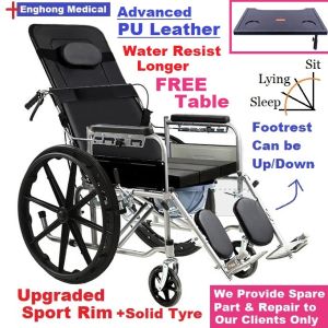 FULLY ADVANCED Reclining Wheelchair with Toilet Bowl LOWEST PRICE