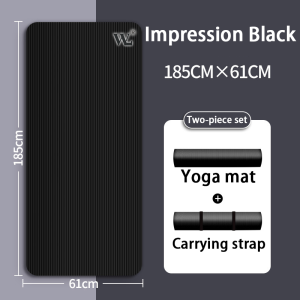 【1S Rebound】15MM Yoga Matt For Workout Fitness Gym Sports Ultra Wide Gym Mat Soft Non-Slip High Density Equipment Set Exercise Pads Thicken Comfortable