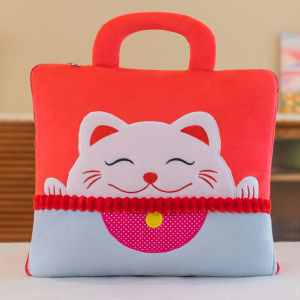 หมอนผ้าห่ม รูปสัตว์ หมอนผ้าห่มซุกมือ ผ้าห่มนาโน ผ้าห่ม นุ่มนิ่ม น่ากอด หมอนไซส์ใหญ่