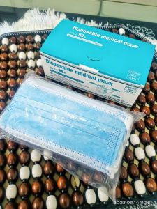 50pcs High Quality Surgical Face Mask 3ply with Box 7 Available Colors (Black) And Colored Facemask