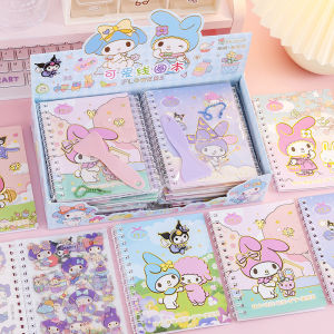 COD DIARY BOOK + STICKER DIY FREE GANCI MAKER / DIARY BOOK MOTIF SANRIO + GIRL KAWAII