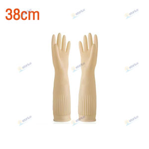 38/45ซม ถุงมือล้างจาน ถุงมือทำความสะอาด ถุงมือยาวยืดหยุ่นกันน้ำ ถุงมือล้างจานทำความสะอาด ถุงมือยาง ถุงมือ ถุงมือเอนกประสงค์ ทำความสะอาด ป้องกันผิวหนัง