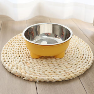 Stainless Steel Dog Bowl Large Capacity Anti Slip Cat Bowl Dog Basin Pet Food Cat Drinking Bowl
