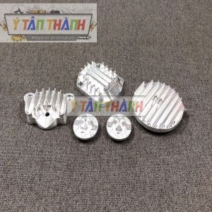 BỘ Nắp Đầu Bò Nhôm Cnc Cho Wave Nhỏ