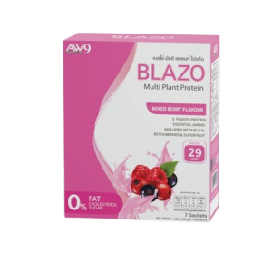 เบลโซ่ มิกซ์ เวย์ โปรตีน Blazo Whey Mix Protein รสมิกซ์เบอร์รี่ 1กล่อง บรรจุ 7 ซอง