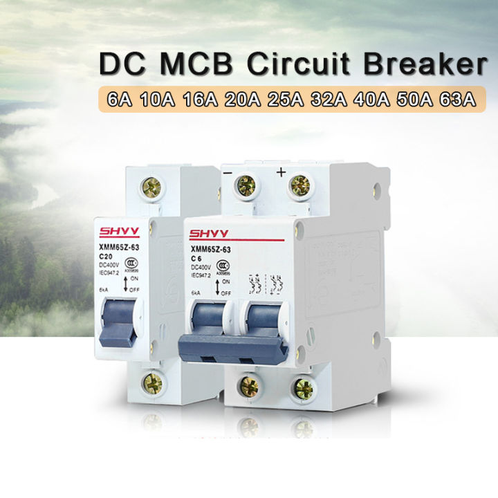 【Minimum clearance price 】【Ready Stock】DC MCB Circuit Breaker 2P For