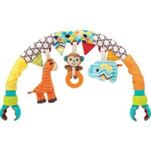 Infantino : Clip & Play Travel Arch - โมบายติดรถเข็นแบบโค้งลายสัตว์