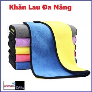 Khăn Lau Đa Năng Microfiber 2 Mặt Siêu Thấm Cực Dày Không Đổ Lông Chuyên Dụng Cho Ô Tô Xe Hơi Câu Cá SPK-29