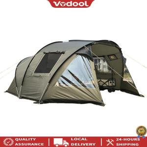[Vodool Official Tool] Backpacking Tent 210T Taffeta with Screened Porch Glamping Tents Double Layered for Bikepacking/Motorcycle Hiking Mountaineering