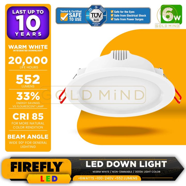 Firefly LED Integrated Downlight / Square Surface Slim Downlight ...