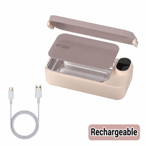 ✅SG Ready Stocks✅ Heated Lunch Box Electric Lunch Box Rechargeable Food Warmer Portable Food Heater Lunch Warmer