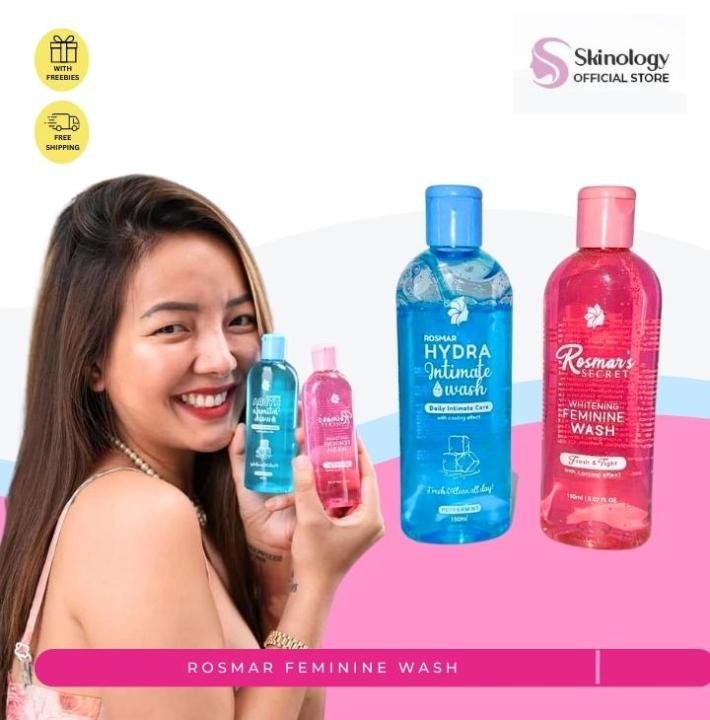 Rosmar Secret Whitening Feminine Wash & Hydra Intimate Wash AND TIGHT