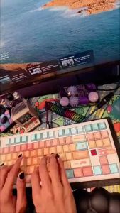 【SETUP BUDOL】 AULA F87PRO V2 87Keys Mechanical Keyboard Tri-Mode Keyboard Wired/2.4G/Bluetooth
