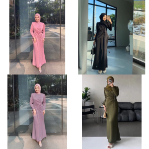 DRESS PAYET MUTIARA BEST SELLER DRESS BRIDESMAID / DIVA DRESS GAMIS PESTA MEWAH / DRESS KONDANGAN VIRAL KEKINIAN / GAMIS POLOS BY KHASTARA DRESS