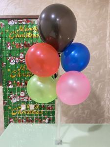 Gifts Home Stik balon satu set isi 7 pcs / Stik balon 7 in 1/ Stik balon latex + tatakan