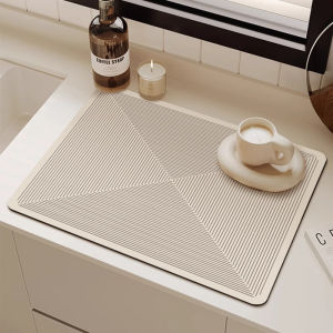 40*50cm Diatom Mud Drain Mat Dish Draining Mat Drainer Pad Multifunctional Kitchen Drying Mat硅藻泥沥水