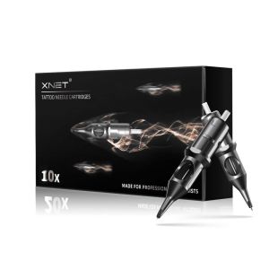 10 ชิ้น/ล็อตตลับสักเข็ม RL M1 RS ทิ้งฆ่าเชื้อความปลอดภัยแต่งหน้าถาวรคิ้วสักอุปกรณ์เข็มสัก