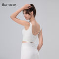 Reytorrm Sport Bra Push Up BH Pakaian Olahraga Kekuatan Tinggi Shockproof Fitness Vest Running Yoga Bra（WX015). 
