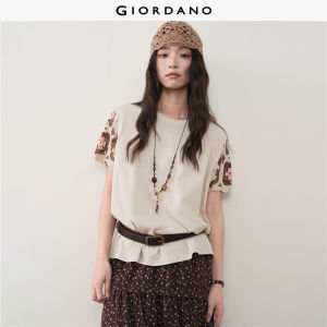Giordano Women Women Stitched T-Shirt Free Shipping 18326614