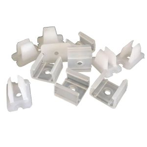 30Pcs 12mm LED Strip Fix Clips LED Strip Clips Connector For Fixing 2835 Neon Light 220V