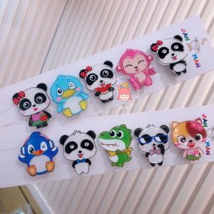 Ready Stok in Malaysia Wholesale Price Children Baby Bus Acrylic Clip /Hairband Mixed Row of 10