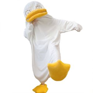 CG🌈พร้อมส่ง🌈เป็ดน่ารักชุดนอน ถุงนอน ชุดคอสเพลย์การ์ตูน ชุดนอนอนิเมะ กินทามะ ชุดนอนเป็ดสีเหลืองอลิซาเบธ