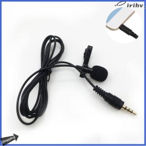 【jianzhanqinl】 3.5mm Jack Lavalier Tie Clip Lecture Microphones Mini Audio Mic for Camera Computer Phone
