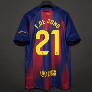 Áo đấu Barcelona số 10 Aymar Gavi Frenkie de Jong Pedri Messi Lewandowski 2526