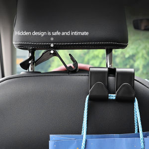 BC Car Seat Back Hook Hangers Headrest Mount Storage Holder Duarable Bearing Bag Pouch Clothes Hanging Hook