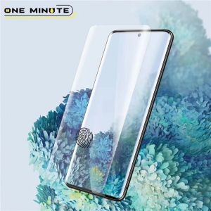 SAMSUNG S22 ULTRA S22+ S21 PLUS S21 ULTRA S20 ULTRA One minute UV GLASS Curved Edge Tempered Glass Screen Protector