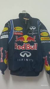 ǐf1 Racing Jersey Red Bull Fleet Casual Motorcycle Jacket American R Embroidered Full Cotton