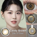 Magister colored contact lens with solution 1 pair  14-14.5MM  Korean eye contact lenses buy 1 get 2 gifts（ Solution 120ml+Contact lens case）. 